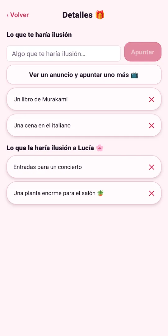 LoveLives, app para casais — os mimos: o que você adoraria ganhar e o que o seu par adoraria