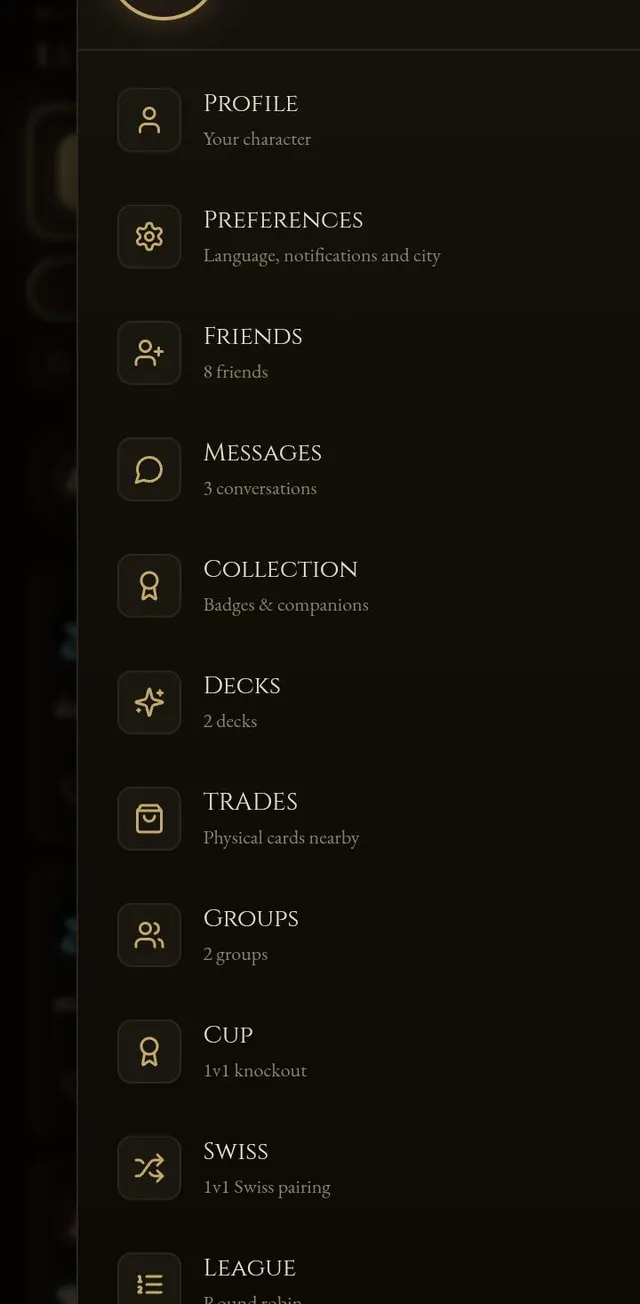 MagicNexus screenshot: the main menu