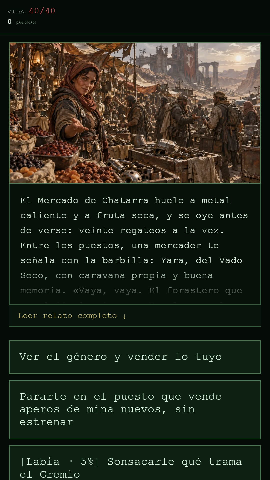 El Mercado de Chatarra y la comerciante Yara